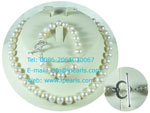 10-11mm white bread freshwater pearl studs earrings