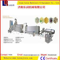 Inflating snack food processing line