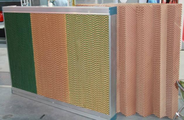 Greenhouse/ poultry house brown cooling pad with CE certificate
