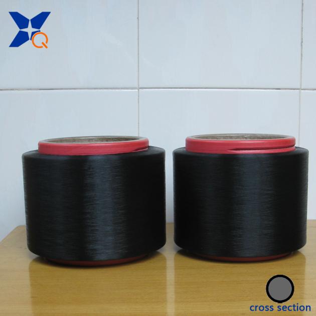 black  carbon inside conductive nylon fiber filaments 40D/3F-XTAA250