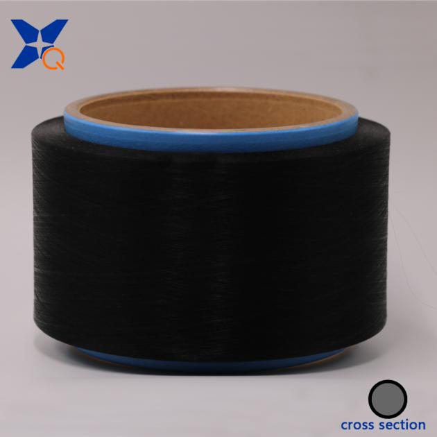 black  carbon inside conductive nylon fiber filaments 40D/6F for Anti-Static-XTAA199