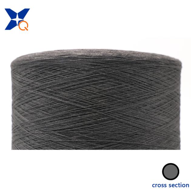 Carbon Conductive fiber 20D wrap Ne16/1 polyester fiber  for touchscreen gloves-XTAA196
