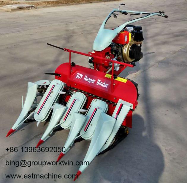 Wheat harvester reaper binder