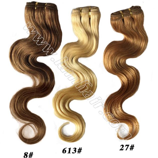 Remy Hair Weave Wavy Hair Extensions