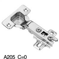 Slide－on Two Way Hinge（Full Overlay C=0）