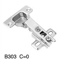 Slide－on One Way Hinge（Full Overlay C=0）