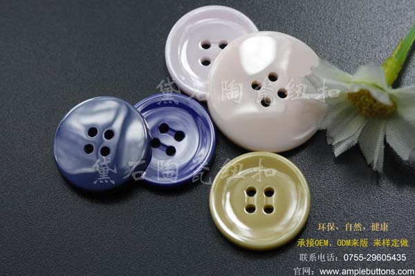 ceramic coat buttons