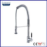 pull down spring spray water saving kitchen tap 