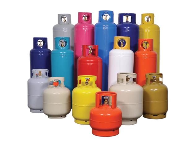 Refilling LPG gas cylinder