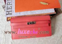 hermes kelly wallet rose jaipur epsom
