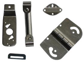 armrest and hinge hardware