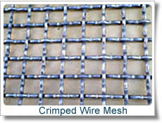 Crimped wire mesh