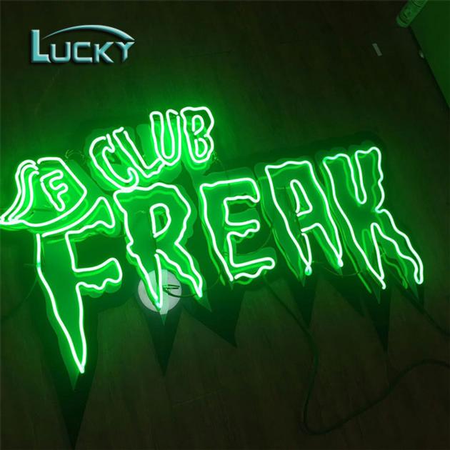 High Illumination Neon Sign With Safe