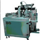 Gluing machine for tissue-paper pack's plastic cover
