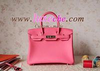 2012 newest color rose lipstick togo sell hermes 100% handstitchig original leather,original craftsm