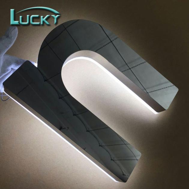 Brushed Matt Finish 3D Lettering For