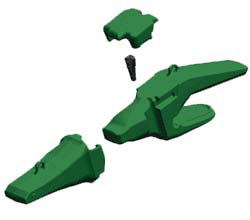 dragline tooth