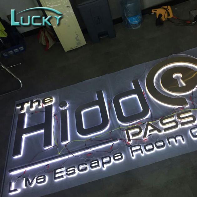 Brushed Matt Finish 3D Lettering For