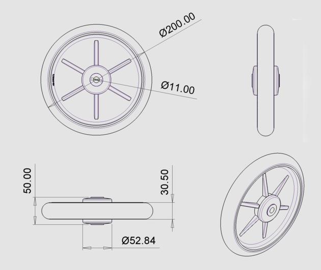 Stryker Stretcher Wheels