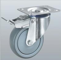 Medical bed caster wheels