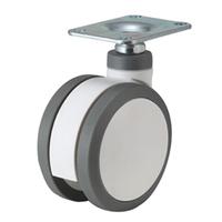 twin wheels medical casters