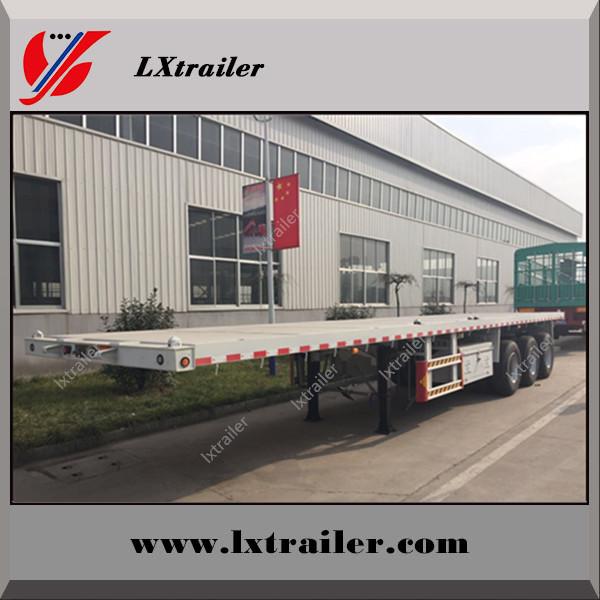 China Manufacturer 13m 3 Axle Flatbed