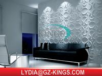3d pvc wall panel, fire resisitant, waterproof, paintable, SGS