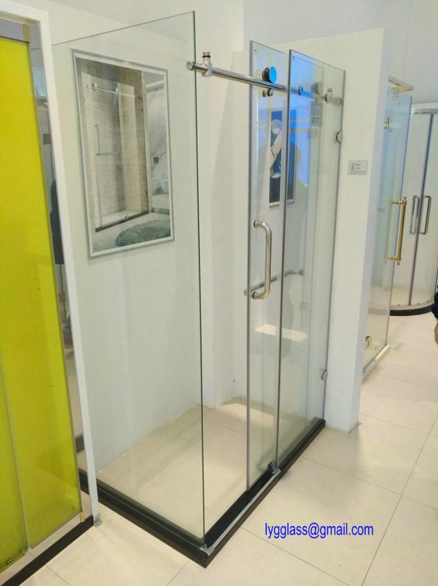 10mm tempered glass for shower door 