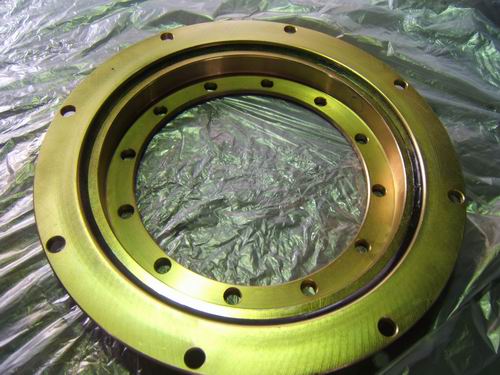 VLA200414 four-point contact ball slewing bearing with flange
