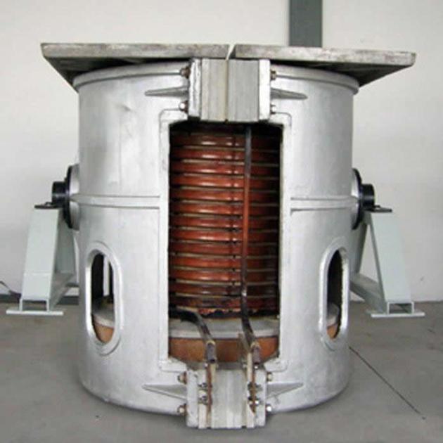 1 ton aluminum shell hydraulic melting furnace