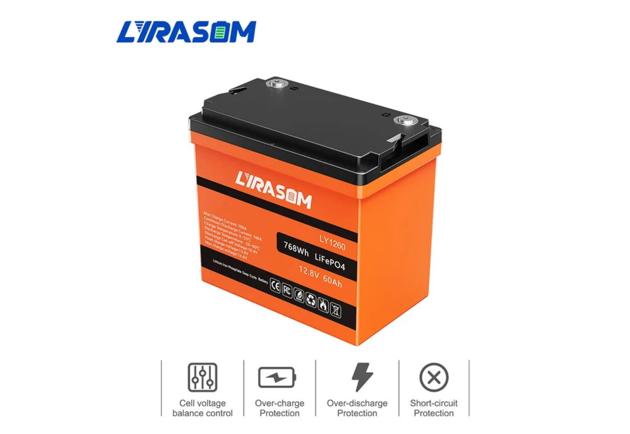 12V 60AH LIFEPO4 BATTERY