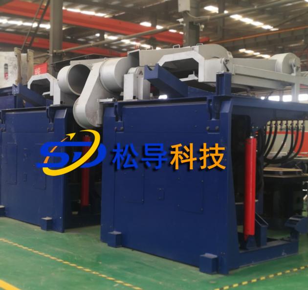 3T steel shell hydraulic melting furnace