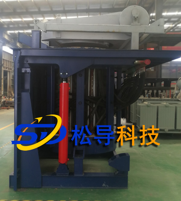 10T medium frequency induction melting furnace