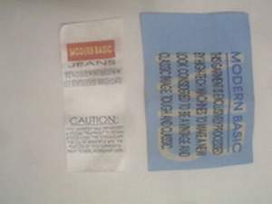 Care and Content Labels