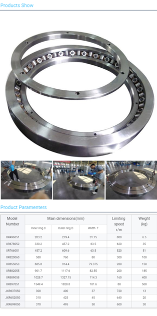 Cross tapered roller bearing