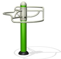 Outdoor Fitness Equipment with TUV-Leg Stretcher