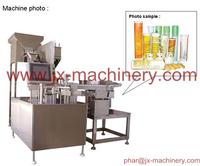 Effervescent tablet counting and filling and capping machine