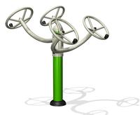 Outdoor Fitness Equipment with TUV - Tai Chi Spinners