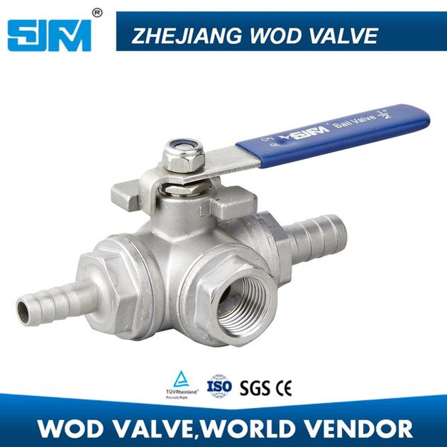 Stainless Steel 3way Ball Valve