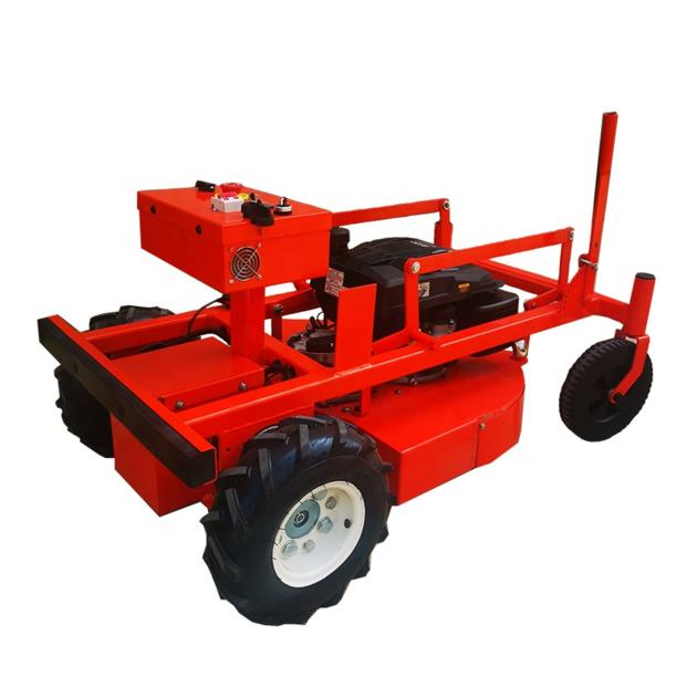 Automatic CE certified 2wd Remote Control Lawn Mower for Garden Grass Cutting