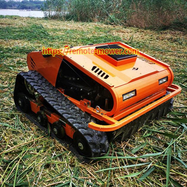 Multifunctional wireless long distance radio controlled slope mower