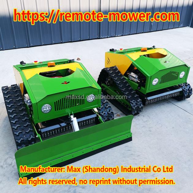 Weed Cutting Machine All Terrain Slope Grass with remote controlled brush cutter