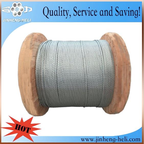 Galvanized steel strand ASTM A 475 BS 183 for Guy wire Stay Wire