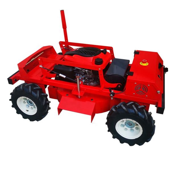 CE Certified4WD Remote Control Brush Cutter on Tracks for sale