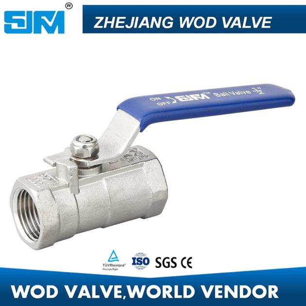 stainless steel 1PC ball valve 