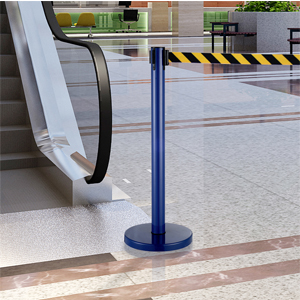 LG-B6 Blue Vip Control Crowd Queue Pole Post Belt Stanchions for Airport