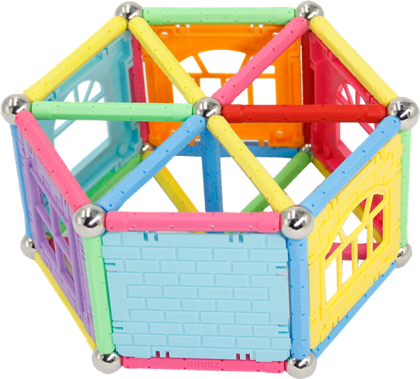 Magnetic Building Balls and Rods Set