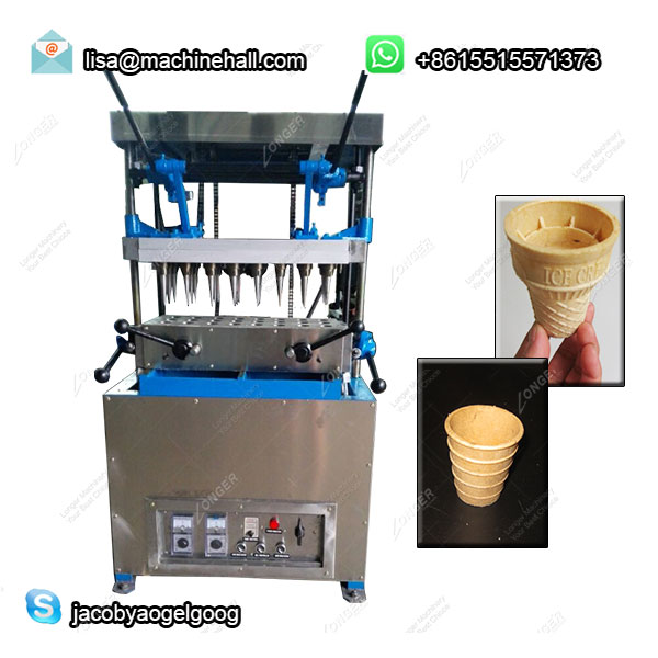 Stainless Steel Ice Cream Cone Machine|LG-24 Cone Biscuit Maker