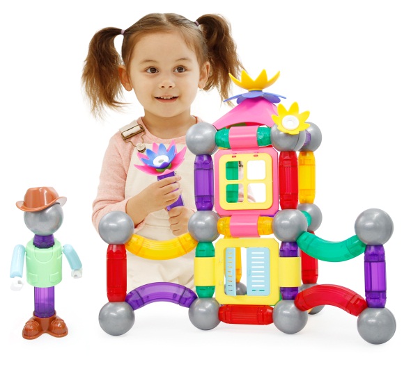 Puzzle Anxiety Toy Magnetic Builders