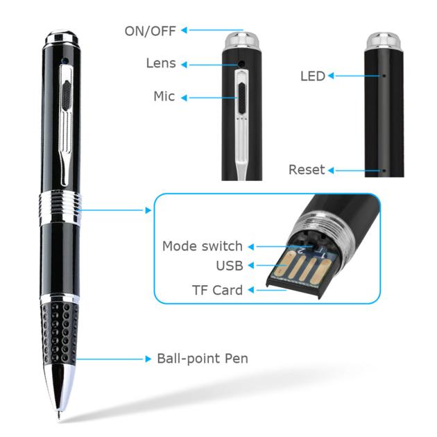 Hidden Spy Pen camera 1080P Camera
